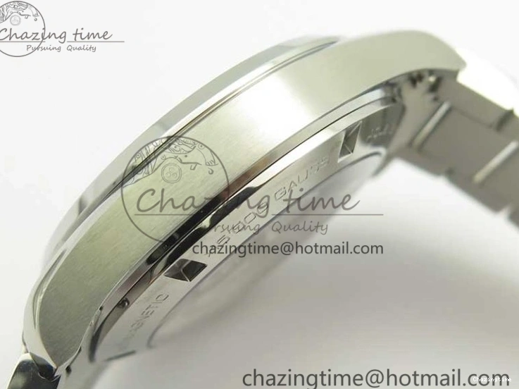 0421 FlexibleFit Aqua Terra 150M SS VSF 1:1 Best Edition Black Wave Textured Dial RG Hand on SS Bracelet A8500 Super Clone 8032